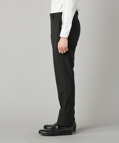COMME CA MEN（コムサメン）の「【セットアップ対応】尾州産 ポリエステルストレッチ ドビー スラックス（スラックス・メンズ・ブラック・M/L）」の3枚目の写真