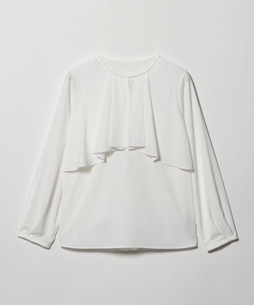 A DAY IN THE LIFE UNITED ARROWS(アデイインザライフユナイテッドアローズ)の「フレア ヨークブラウス <A DAY IN THE LIFE>(シャツ/ブラウス・レディース・ロイヤルブルー/その他1/ホワイト・FREE)」の2枚目の写真