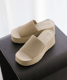 LOWRYS FARM | カンドウフィットKnitサンダル 637889(サンダル)