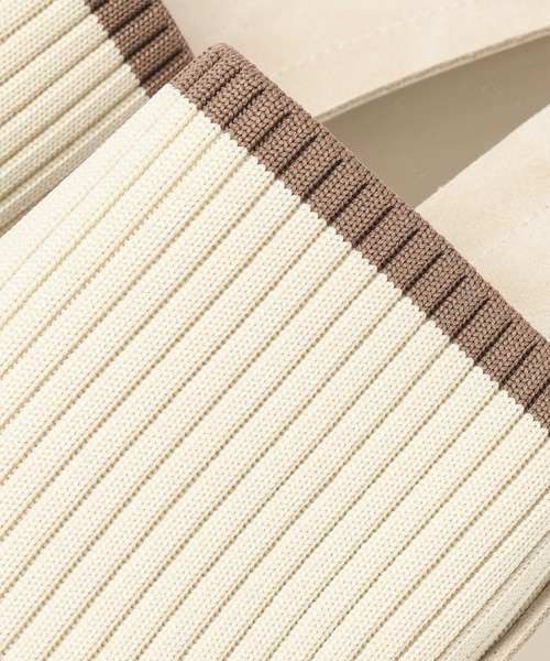 LOWRYS FARM（ローリーズファーム）の「カンドウフィットＫｎｉｔサンダル 637889（サンダル・レディース・ホワイト系その他5/ブラウン系その他6/ブラウン系その他/ブラック/ホワイト系その他/シルバー/ブラック系その他・SMALL/LARGE/MEDIUM）」の17枚目の写真