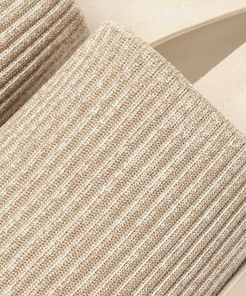 LOWRYS FARM（ローリーズファーム）の「カンドウフィットＫｎｉｔサンダル 637889（サンダル・レディース・ホワイト系その他5/ブラウン系その他6/ブラウン系その他/ブラック/ホワイト系その他/シルバー/ブラック系その他・SMALL/LARGE/MEDIUM）」の18枚目の写真