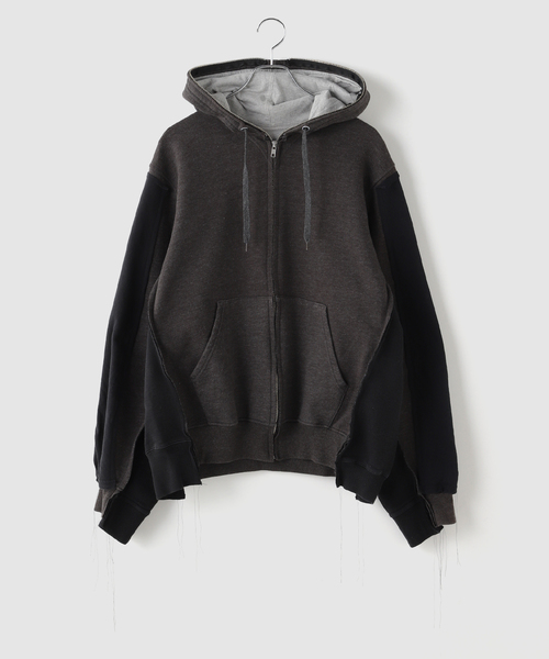 DISCOVERED(ディスカバード)の「DISCOVERED / ディスカバード Band Tee Dolman Zip Hoodie(パーカー・メンズ・ブラック・FREE)」の1枚目の写真
