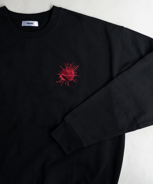 FLUKE HOLIC(フロックホリック)の「EMB LOGO CLUE SWEAT(スウェット・レディース・グレー/アイボリー/ブラック・SMALL/MEDIUM/LARGE)」の8枚目の写真