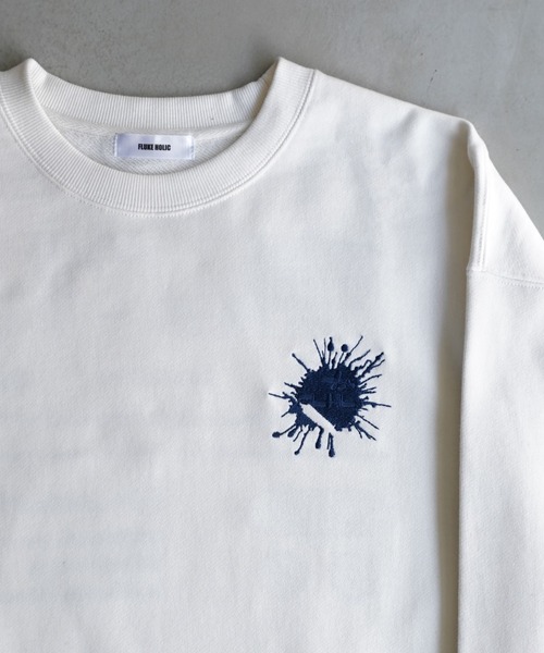 FLUKE HOLIC(フロックホリック)の「EMB LOGO CLUE SWEAT(スウェット・レディース・グレー/アイボリー/ブラック・SMALL/MEDIUM/LARGE)」の15枚目の写真