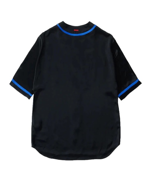 FUBU( フブ)の「FUBU-Satin Baseball Shirts(シャツ/ブラウス・メンズ・ブラック/ホワイト・L/M)」の4枚目の写真