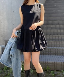 ROGER AND RAW（ロジャーアンドロウ）の「ノースリーブ バルーン ミニワンピース（ワンピース）」