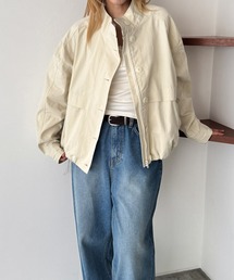 CANAL JEAN（キャナルジーン）の「HARING　コットンナイロンブルゾン（ブルゾン）」