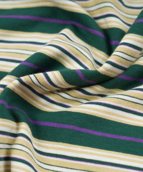 FRIZMWORKS(フリズムワークス)の「HORIZON STRIPE HALF TEE _ DARK GREEN(Tシャツ/カットソー・メンズ・その他・SMALL/MEDIUM/LARGE/X-LARGE)」の6枚目の写真