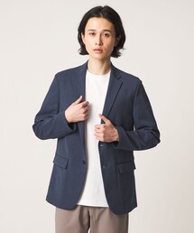 美品 現行 UNITEDARROWS スーツ セットアップ リネン シングル リネンライク スラブツイル 2ボタンジャケット-セットアップ対応