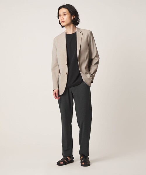 A DAY IN THE LIFE UNITED ARROWS(アデイインザライフユナイテッドアローズ)の「ドライ スラブドビー 2ボタン ジャケット-吸水速乾-<A DAY IN THE LIFE>(テーラードジャケット・メンズ・ダークグレー/ベージュ/ネイビー・S/L/M/XL)」の22枚目の写真