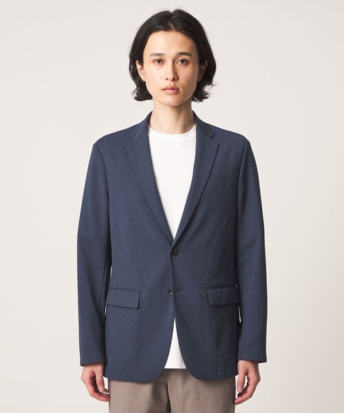 A DAY IN THE LIFE UNITED ARROWS(アデイインザライフユナイテッドアローズ)の「ドライ スラブドビー 2ボタン ジャケット-吸水速乾-<A DAY IN THE LIFE>(テーラードジャケット・メンズ・ダークグレー/ベージュ/ネイビー・S/L/M/XL)」の21枚目の写真