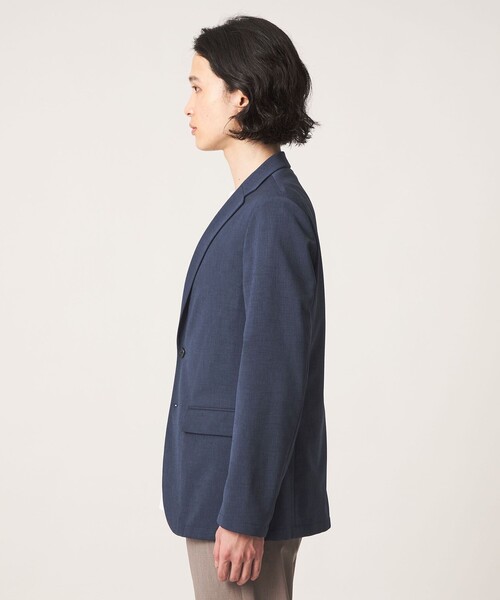 A DAY IN THE LIFE UNITED ARROWS(アデイインザライフユナイテッドアローズ)の「ドライ スラブドビー 2ボタン ジャケット-吸水速乾-<A DAY IN THE LIFE>(テーラードジャケット・メンズ・ダークグレー/ベージュ/ネイビー・S/L/M/XL)」の20枚目の写真