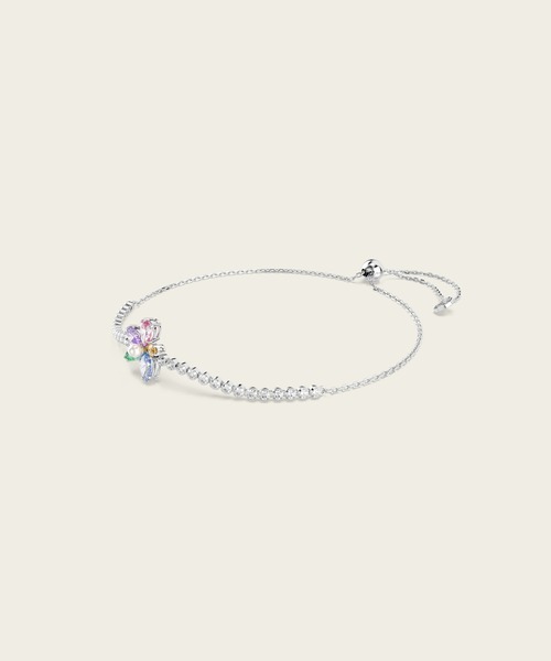 SWAROVSKI（スワロフスキー）の「【公式】【スワロフスキー】Ariana Grande x Swarovski ブレスレット, ミックスカット, フラワー, マルチカラー, ロジウム・プレーティング（ブレスレット・レディース・シルバー系その他・ONE SIZE）」の6枚目の写真