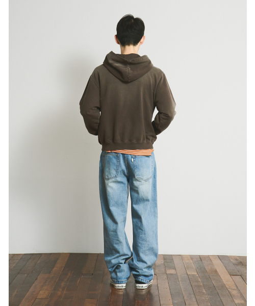 LORES(ロアス)の「Aged Zip Hoodie - Brown(パーカー・レディース・その他・SMALL/MEDIUM/LARGE)」の6枚目の写真