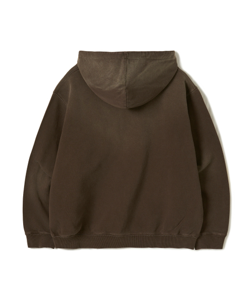 LORES(ロアス)の「Aged Zip Hoodie - Brown(パーカー・レディース・その他・SMALL/MEDIUM/LARGE)」の4枚目の写真