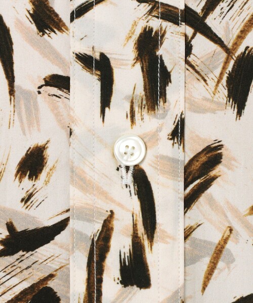 HAVERSACK(ハバーザック)の「HAVERSACK ATTIRE コットン総柄 スタンドカラーロングスリーブシャツ(シャツ/ブラウス・メンズ・ベージュ系その他・L/M)」の10枚目の写真