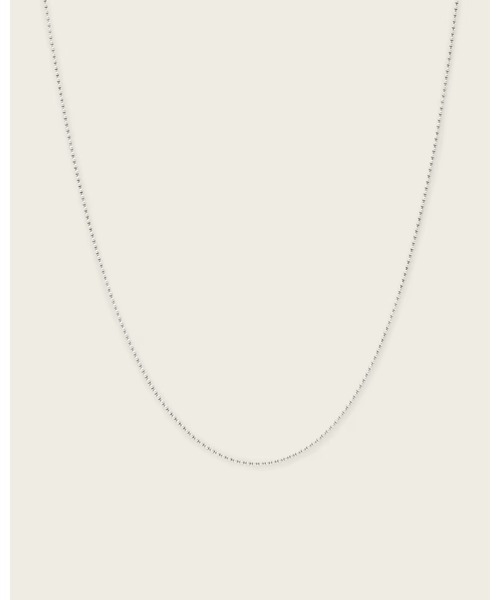 ALLSAINTS(オールセインツ)の「JAY BALL CHAIN SMALL NECKLACE | JAY ボール チェーン スモール ネックレス(ネックレス・メンズ・シルバー・ONE SIZE)」の1枚目の写真