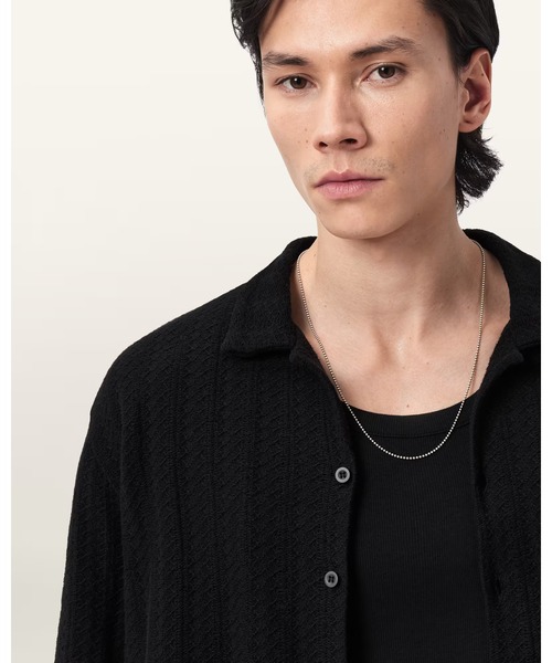 ALLSAINTS(オールセインツ)の「JAY BALL CHAIN SMALL NECKLACE | JAY ボール チェーン スモール ネックレス(ネックレス・メンズ・シルバー・ONE SIZE)」の4枚目の写真