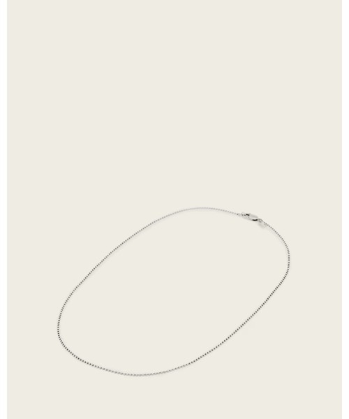 ALLSAINTS(オールセインツ)の「JAY BALL CHAIN SMALL NECKLACE | JAY ボール チェーン スモール ネックレス(ネックレス・メンズ・シルバー・ONE SIZE)」の5枚目の写真