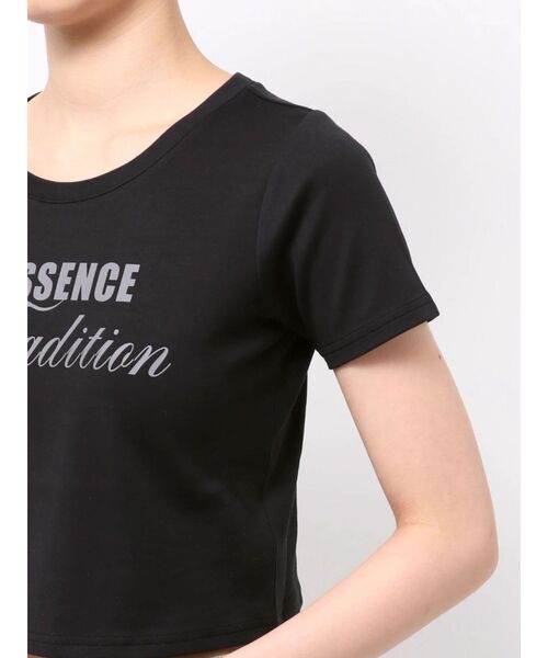 MURUA（ムルーア）の「MIXタイプフェイスクロップドTシャツ（Tシャツ/カットソー・レディース・ピンク/ホワイト/ブラック・FREE）」の16枚目の写真