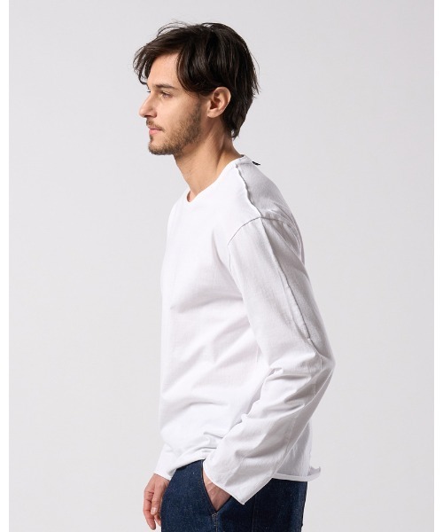 wjk（ダヴルジェイケイ）の「cut-off crew-neck L/S（Tシャツ/カットソー・メンズ・ブラック/ホワイト・X-LARGE/LARGE/MEDIUM/SMALL）」の13枚目の写真