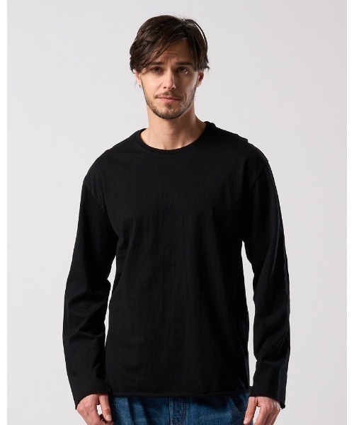 wjk（ダヴルジェイケイ）の「cut-off crew-neck L/S（Tシャツ/カットソー・メンズ・ブラック/ホワイト・X-LARGE/LARGE/MEDIUM/SMALL）」の16枚目の写真