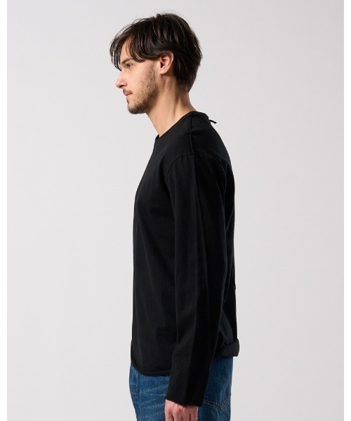 wjk（ダヴルジェイケイ）の「cut-off crew-neck L/S（Tシャツ/カットソー・メンズ・ブラック/ホワイト・X-LARGE/LARGE/MEDIUM/SMALL）」の17枚目の写真