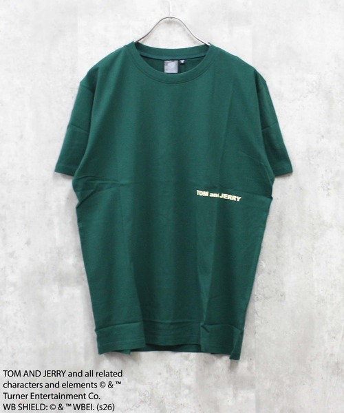 Tom＆Jerry（トムアンドジェリー）の「【TOM&JERRY/トム＆ジェリー】プリント ちょいBIG Tシャツ（T26-100)（Tシャツ/カットソー・メンズ・ホワイト系その他/ネイビー/チャコール/ダークグリーン/オフホワイト/杢グレー/グレー系その他/ブラック・L/M/XL）」の20枚目の写真