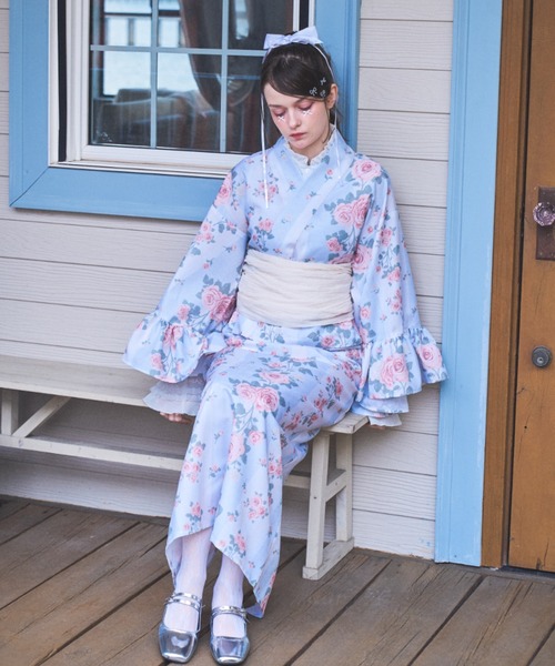 4/8まで販売】セパレート浴衣(3点セット)（浴衣）｜Lovilyn