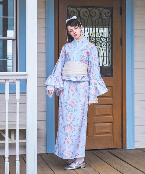 Lovilyn(ラヴィリン)の「【再販】セパレート浴衣(3点セット)(浴衣・レディース・ブルー/レッド/ホワイト・FREE)」の6枚目の写真