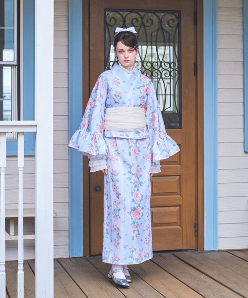 Lovilyn(ラヴィリン)の「【再販】セパレート浴衣(3点セット)(浴衣・レディース・ブルー/レッド/ホワイト・FREE)」の7枚目の写真
