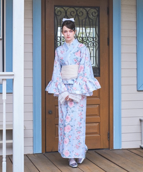 Lovilyn(ラヴィリン)の「【再販】セパレート浴衣(3点セット)(浴衣・レディース・ブルー/レッド/ホワイト・FREE)」の9枚目の写真
