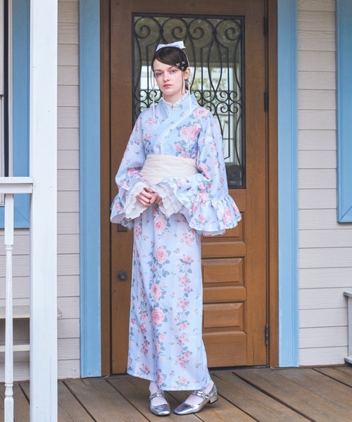 Lovilyn(ラヴィリン)の「【再販】セパレート浴衣(3点セット)(浴衣・レディース・ブルー/レッド/ホワイト・FREE)」の12枚目の写真