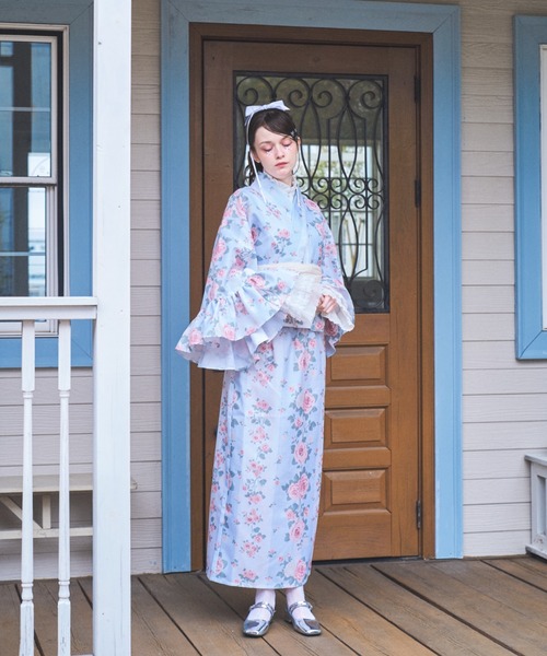 ラヴィリン Lovilyn 浴衣 リボン柄 Lovilyn（ラヴィリン）の「セパレート浴衣(帯セット)（浴衣）」 - WEAR