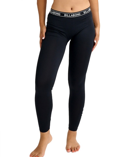 BILLABONG(ビラボン)の「BILLABONG/ビラボン 水着 ラッシュガード レギンス 水陸両用 LOGO BAND UV LEGGINGS BG013400 UT(その他パンツ・レディース・ブラック×ホワイト/ブラック×ブルー・M)」の5枚目の写真