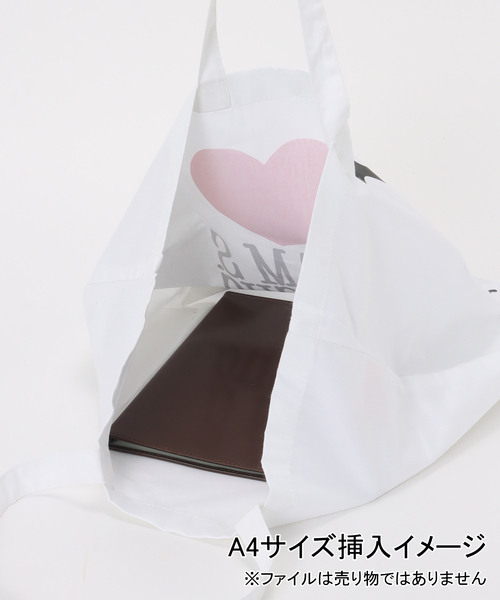 Oriens JOURNAL STANDARD（オリエンス ジャーナルスタンダード）の「【nancy/ナンシー】BURROUGH TOTE BAG（トートバッグ・レディース・ホワイト/ブラック・FREE）」の9枚目の写真