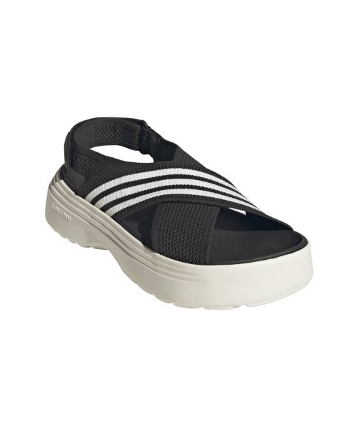adidas(アディダス)の「アディダス adidas ライフスタイル サンダル(サンダル・レディース・ブラック・23.5cm/24.5cm/25.5cm/26.5cm)」の3枚目の写真