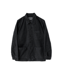 BROWNYARD（ブラウンヤード）の「ウォッシュドワークジャケット、ブラック（その他アウター）」