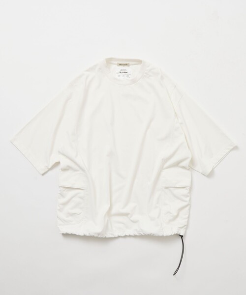 FREAK'S STORE(フリークスストア)の「限定展開 Drymix(R)/ドライミックス リラックスフィット サイドポケット Tシャツ/速乾/UVカット(Tシャツ/カットソー・メンズ・ネイビー/ホワイト/チャコールグレー/ブラック・SMALL/MEDIUM/LARGE)」の5枚目の写真