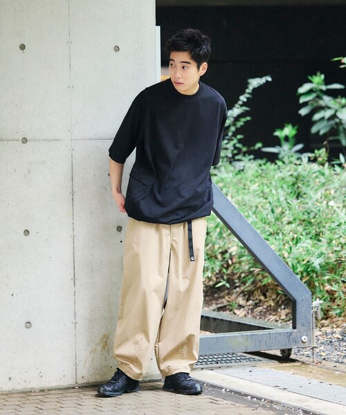 FREAK'S STORE(フリークスストア)の「限定展開 Drymix(R)/ドライミックス リラックスフィット サイドポケット Tシャツ/速乾/UVカット(Tシャツ/カットソー・メンズ・ネイビー/ホワイト/チャコールグレー/ブラック・SMALL/MEDIUM/LARGE)」の15枚目の写真