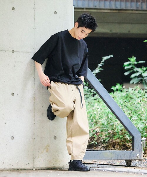 FREAK'S STORE(フリークスストア)の「限定展開 Drymix(R)/ドライミックス リラックスフィット サイドポケット Tシャツ/速乾/UVカット(Tシャツ/カットソー・メンズ・ネイビー/ホワイト/チャコールグレー/ブラック・SMALL/MEDIUM/LARGE)」の17枚目の写真