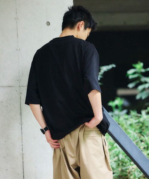 FREAK'S STORE(フリークスストア)の「限定展開 Drymix(R)/ドライミックス リラックスフィット サイドポケット Tシャツ/速乾/UVカット(Tシャツ/カットソー・メンズ・ネイビー/ホワイト/チャコールグレー/ブラック・SMALL/MEDIUM/LARGE)」の20枚目の写真