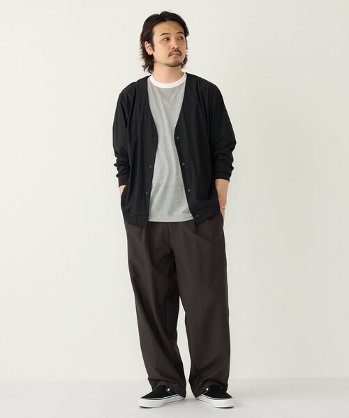SHIPS Colors(シップス カラーズ)の「【WEB限定】SHIPS Colors:〈洗濯機可能〉2WAY ストレッチ イージー ワイド パンツ(その他パンツ・メンズ・ダークグレー/ベージュ/ネイビー・MEDIUM/LARGE/X-LARGE)」の10枚目の写真