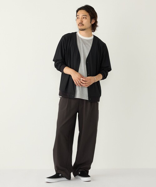 SHIPS Colors(シップス カラーズ)の「【WEB限定】SHIPS Colors:〈洗濯機可能〉2WAY ストレッチ イージー ワイド パンツ(その他パンツ・メンズ・ダークグレー/ベージュ/ネイビー・MEDIUM/LARGE/X-LARGE)」の19枚目の写真
