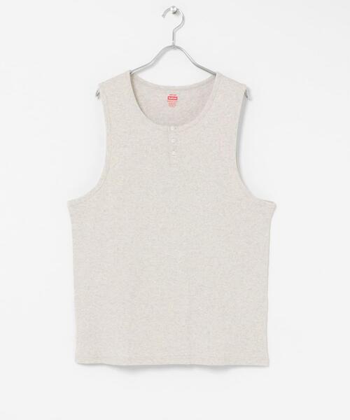 SENSE OF PLACE by URBAN RESEARCH(センスオブプレイスバイアーバンリサーチ)の「『別注』Healthknit×SENSE OF PLACE タンクトップ(タンクトップ・メンズ・ブラック/オートミール/ホワイト・MEDIUM/LARGE)」の14枚目の写真