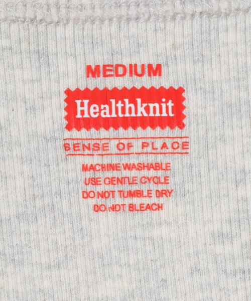 SENSE OF PLACE by URBAN RESEARCH(センスオブプレイスバイアーバンリサーチ)の「『別注』Healthknit×SENSE OF PLACE タンクトップ(タンクトップ・メンズ・ブラック/オートミール/ホワイト・MEDIUM/LARGE)」の18枚目の写真