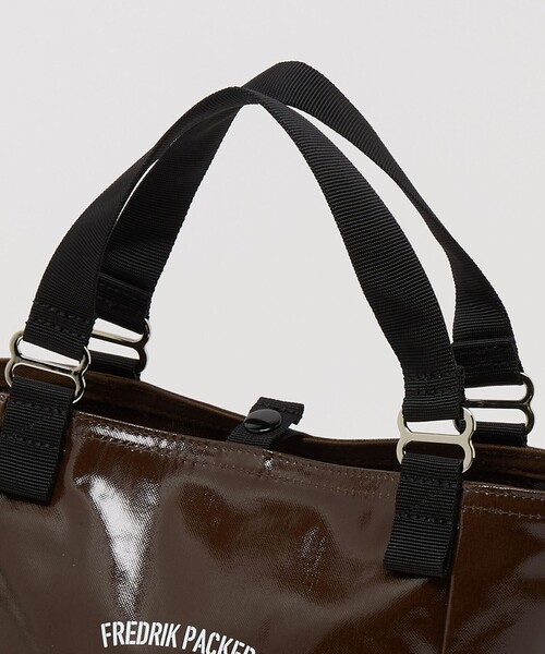FREDRIK PACKERS(フレドリックパッカーズ)の「【別注/WEB限定】<FREDRIK PACKERS>MISSION トートバッグ(トートバッグ・レディース・ブラック/ダークブラウン・FREE)」の12枚目の写真