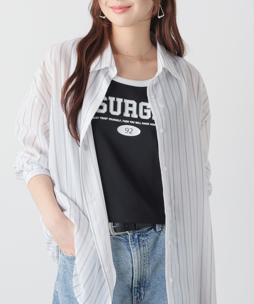 Honeys(ハニーズ)の「ロゴタンクトップ(タンクトップ・レディース・ホワイト/ブラック/レッド/ベージュ・L/M/S)」の1枚目の写真
