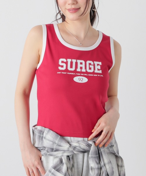 Honeys(ハニーズ)の「ロゴタンクトップ(タンクトップ・レディース・ホワイト/ブラック/レッド/ベージュ・L/M/S)」の11枚目の写真
