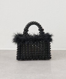 その他 ビーズ ビーズ」に該当するバッグ（ブラック/黒色系